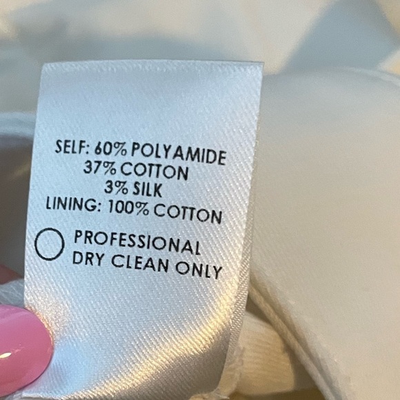 Rosie Assoulin White Wide leg Bermuda Culottes gaucho oversized shorts 10 Flared - Picture 10 of 10